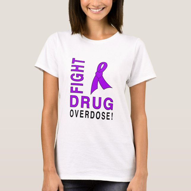 T-shirts Overdose de droga da luta (Frente)
