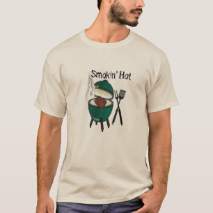 T-shirts Ovo verde grande quente de Smokin