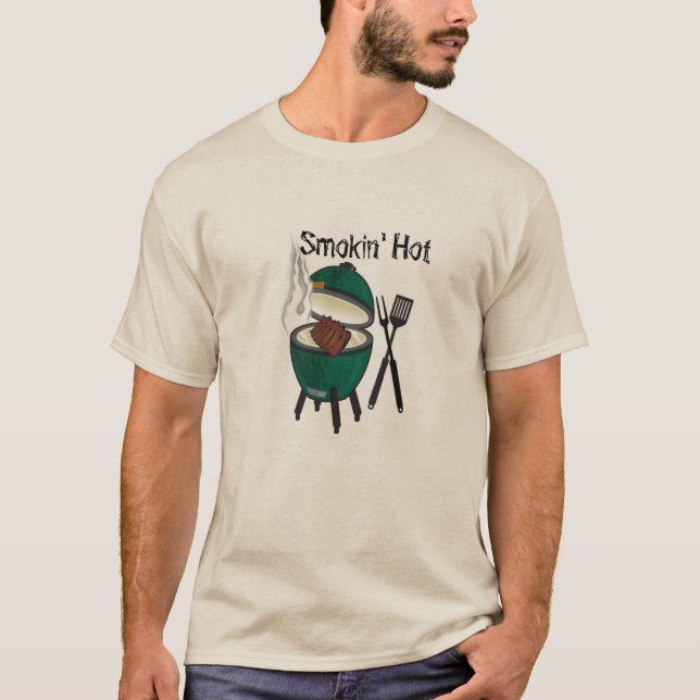 T-shirts Ovo verde grande quente de Smokin (Frente)