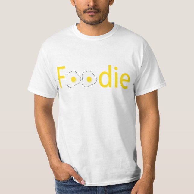 T-shirts ovos fritos do foodie (Frente)