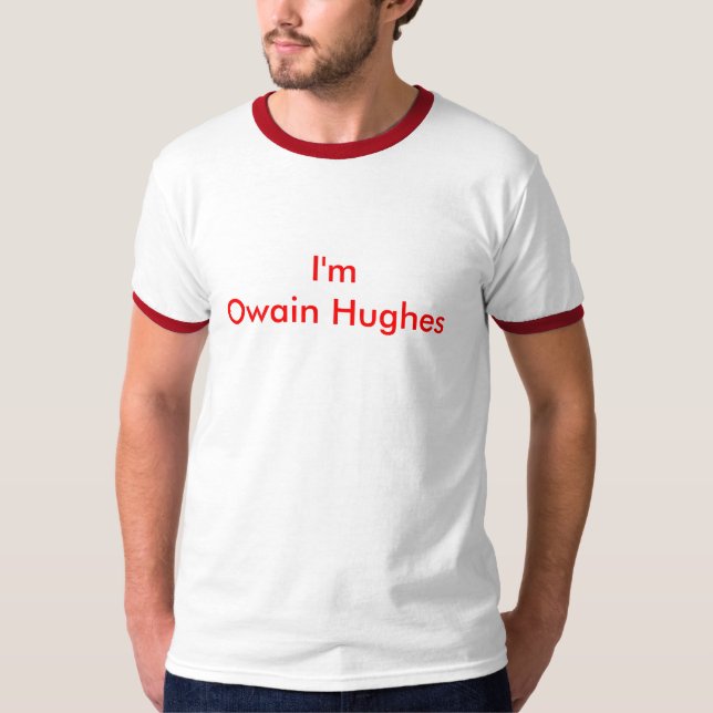 T-shirts Owain Hughes (Frente)