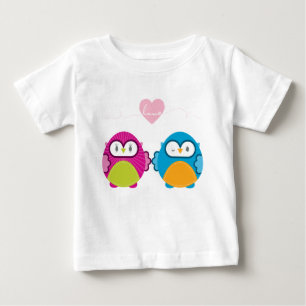 T-shirts OWL AMOR: garota brilhante + menino