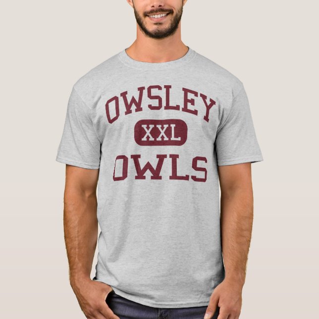 T-shirts Owsley - corujas - segundo grau - Booneville (Frente)