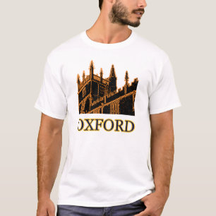 T-shirts Oxford Inglaterra 1986 espirais de construção