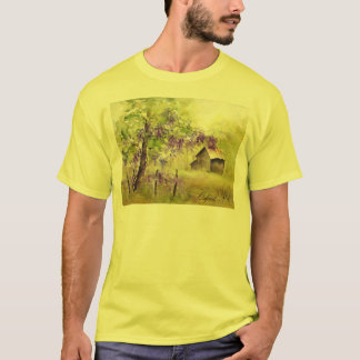 T-shirts Oxford, paisagem do NC e celeiro