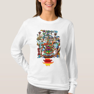 T-shirts Pacal e as mãos maias (Femme de luxe)