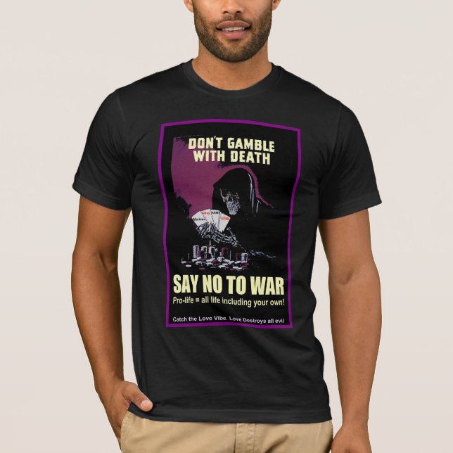 T-shirts Pacífico não jogue com morte (Frente)