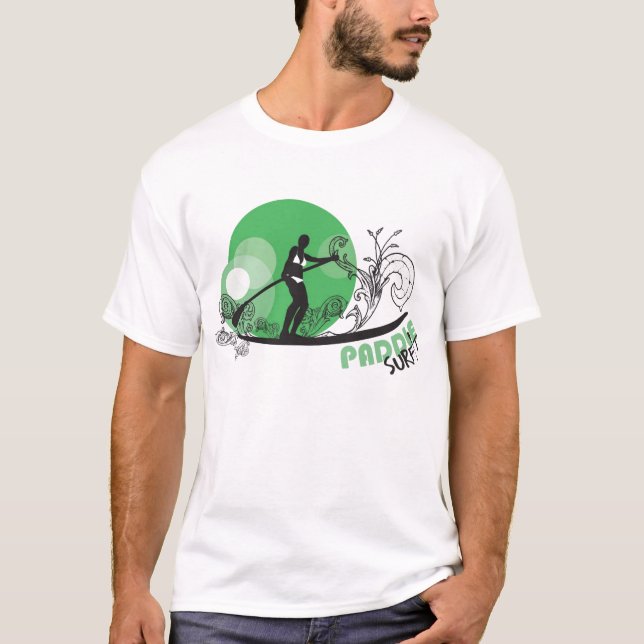 T-shirts PaddleSurFIT fica verde (Frente)