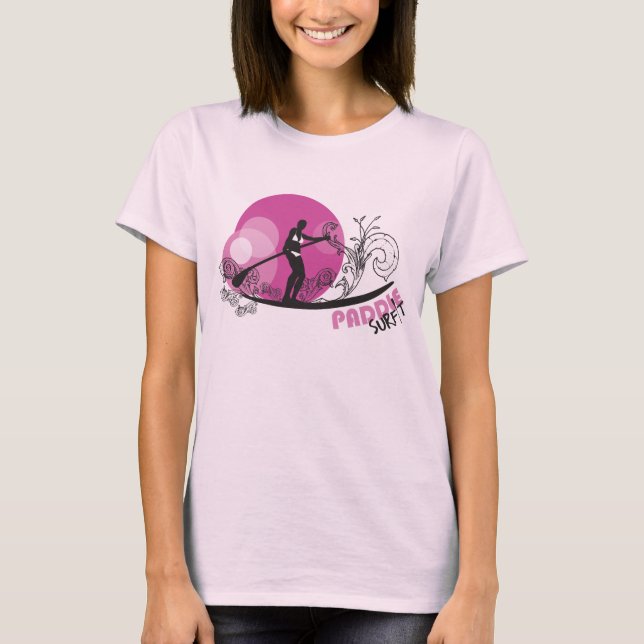 T-shirts PaddleSurFIT vai rosa (Frente)
