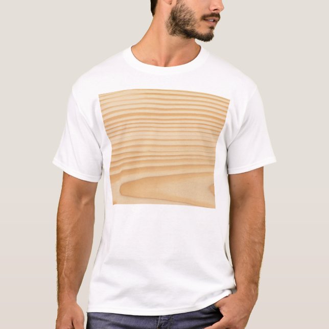 T-shirts Padrão de madeira (Frente)