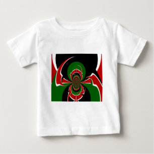 T-shirts Padrão de Sinalizador Queniano Vibrante: Uma Arte 