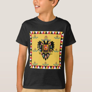 T-shirts Padrão imperial 1894-1915 de Áustria Hungria
