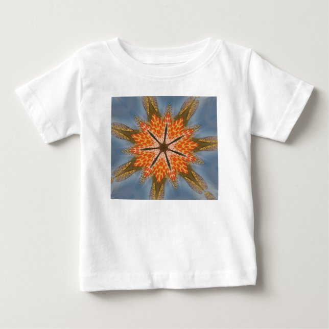 T-shirts Padrão-Leopardo abstrato: Um Efeito Caleidoscópio (Frente)