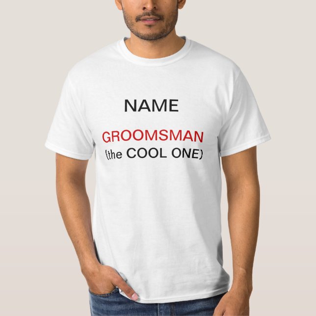 T-shirts Padrinho de casamento Bachelor (Frente)