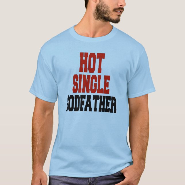 T-shirts Padrinho do Solteiro Quente (Frente)