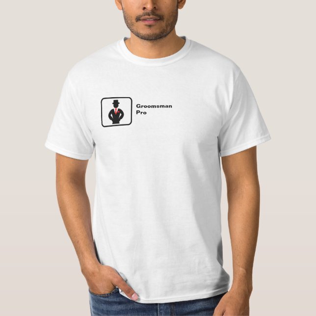 T-shirts Padrinho Pro (logotipo pequeno) (Frente)