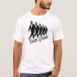 T-shirts Padrinhos de casamento do grupo