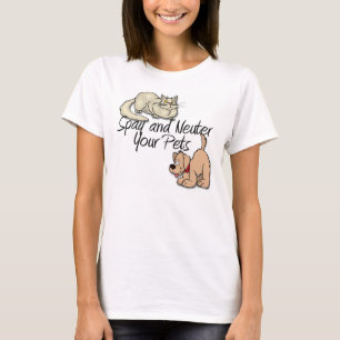 T-shirts Pagar e Neutralizar os seus animais