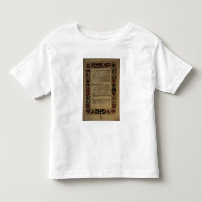 T-shirts Page'Geheim Ehrenbuch Fuggerschen Geschlechts (Frente)