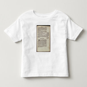 T-shirts Página do texto do antigo testamento