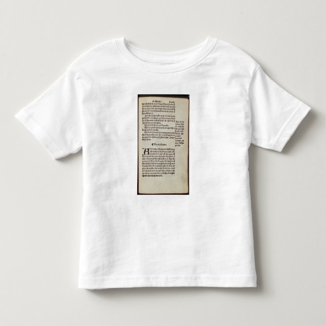 T-shirts Página do texto do antigo testamento (Frente)