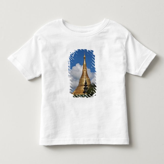 T-shirts Pagode Shwedagon, Yangon, Myanmar (Frente)