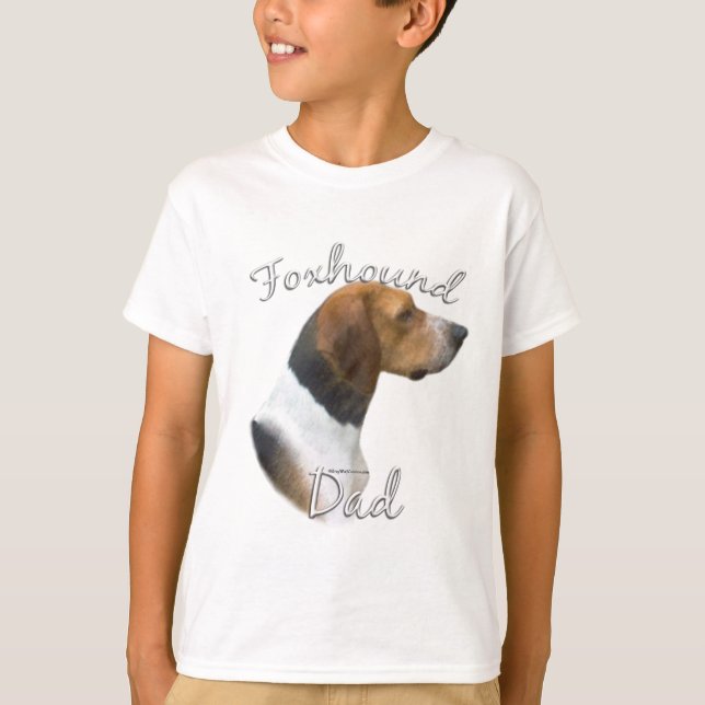 T-shirts Pai 2 da American Foxhound (Frente)
