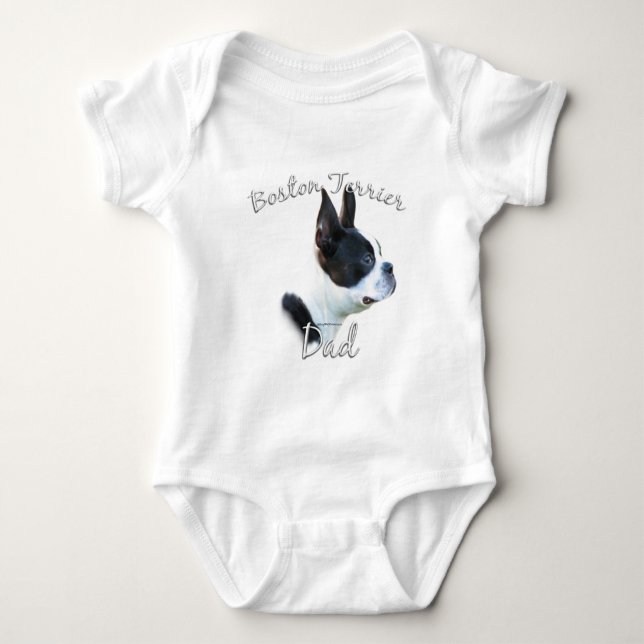 T-shirts Pai 2 da Boston Terrier (Frente)