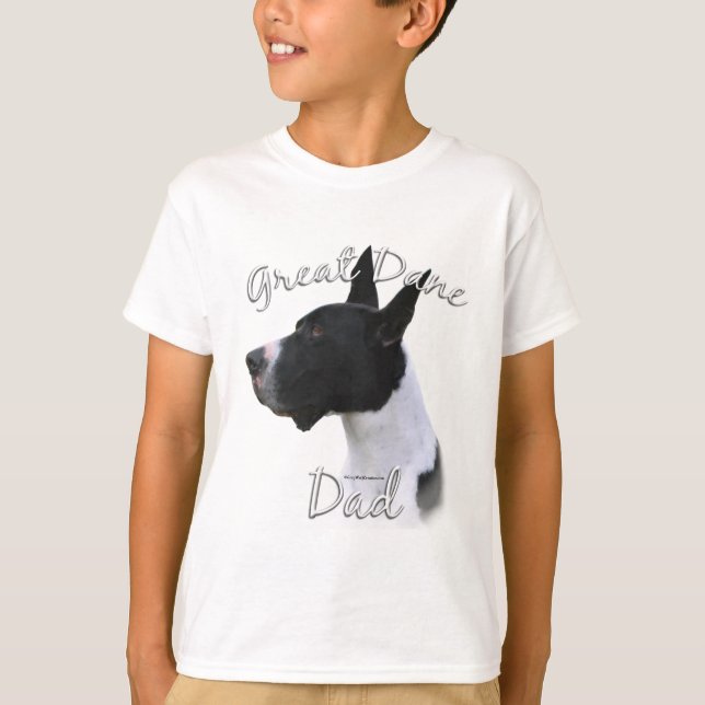 T-shirts Pai 2 da Great Dane (manto) (Frente)