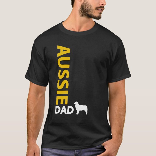 T-shirts Pai australiano do pastor (Frente)