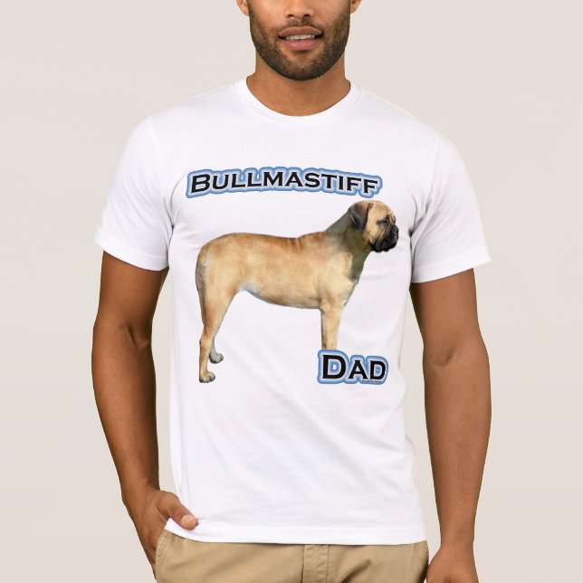 T-shirts Pai Bullmastiff 4 (Frente)