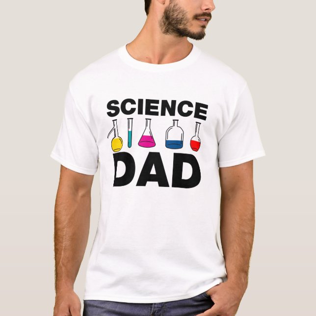 T-shirts Pai da ciência (Frente)