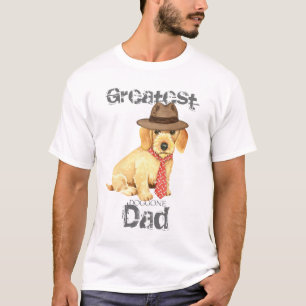 T-shirts Pai de Dachshund com fio