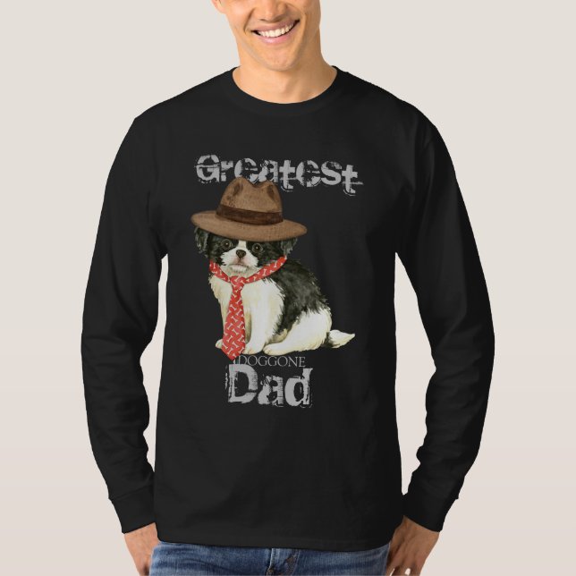 T-shirts Pai de queixo japonês (Frente)