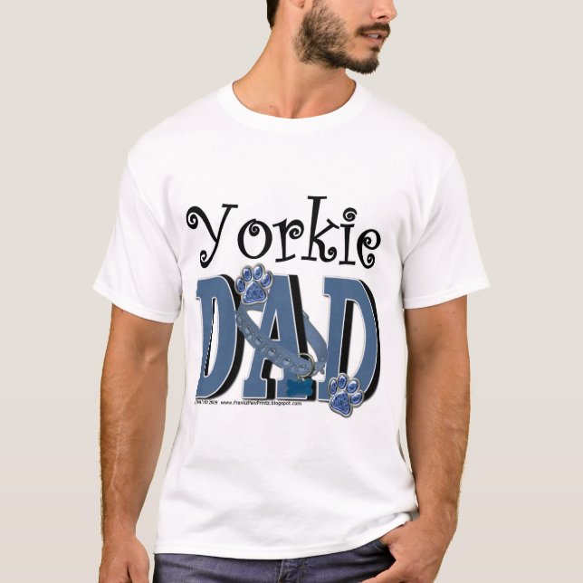 T-shirts PAI de Yorkie (Frente)