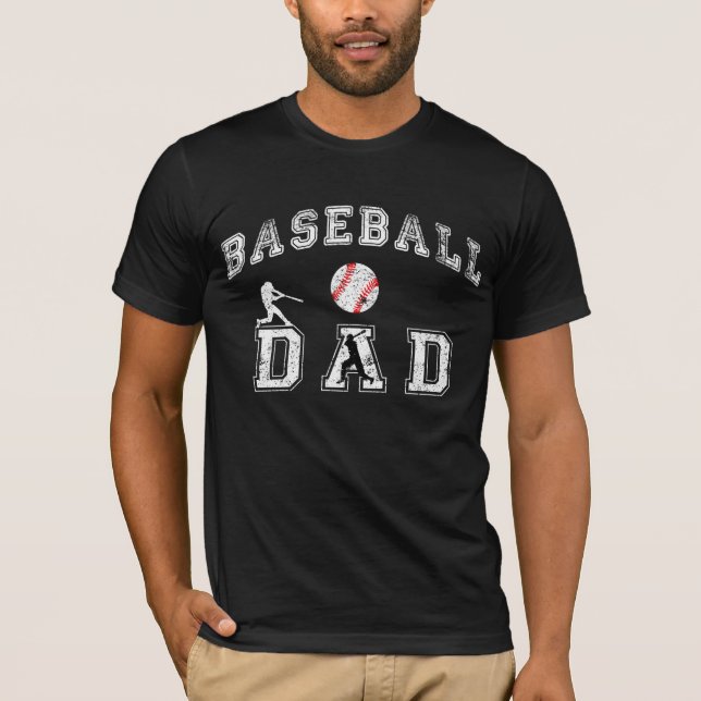 T-shirts Pai do basebol (Frente)