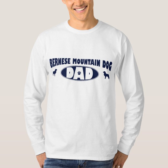 T-shirts Pai do cão de montanha de Bernese (Frente)