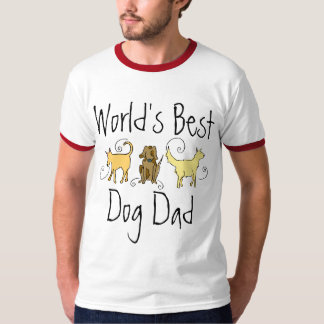 T-shirts Pai do cão do mundo o melhor