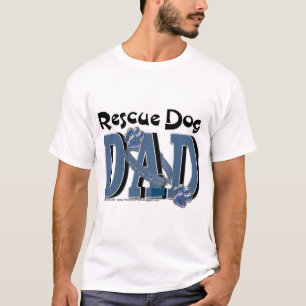 T-shirts PAI do cão do salvamento