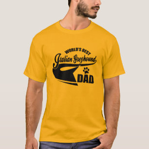 T-shirts Pai do galgo italiano do mundo o melhor
