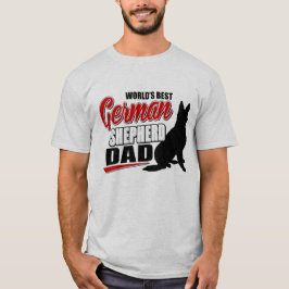 T-shirts Pai do german shepherd do mundo o melhor