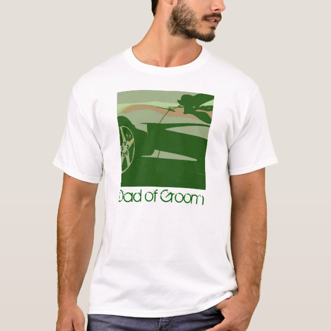 T-shirts Pai do Groom (Frente)