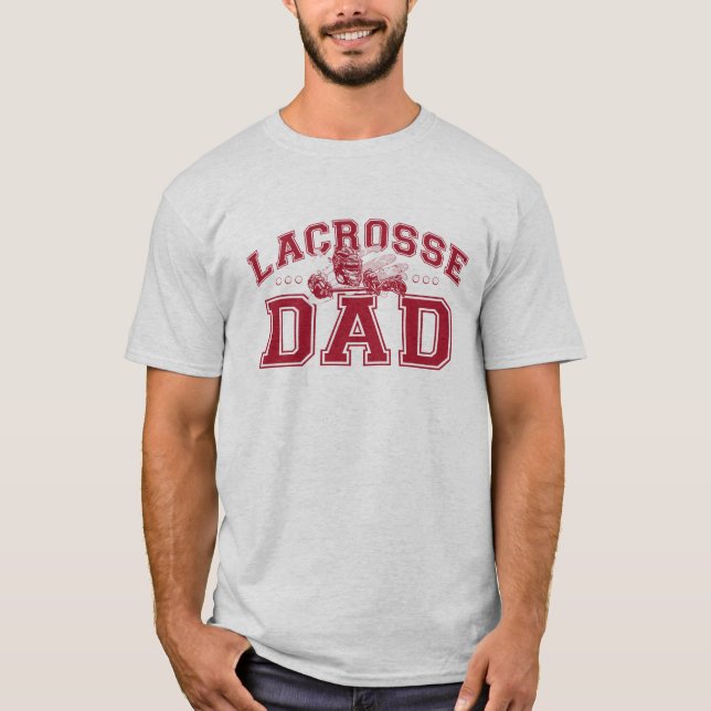 T-shirts Pai do Lacrosse (Frente)