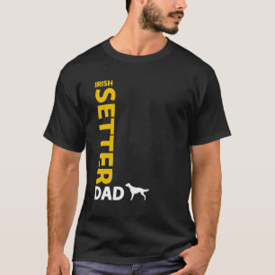 T-shirts Pai do setter irlandês