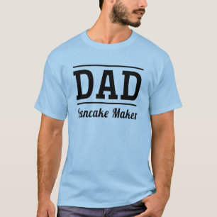 T-shirts Pai. Fabricante da panqueca