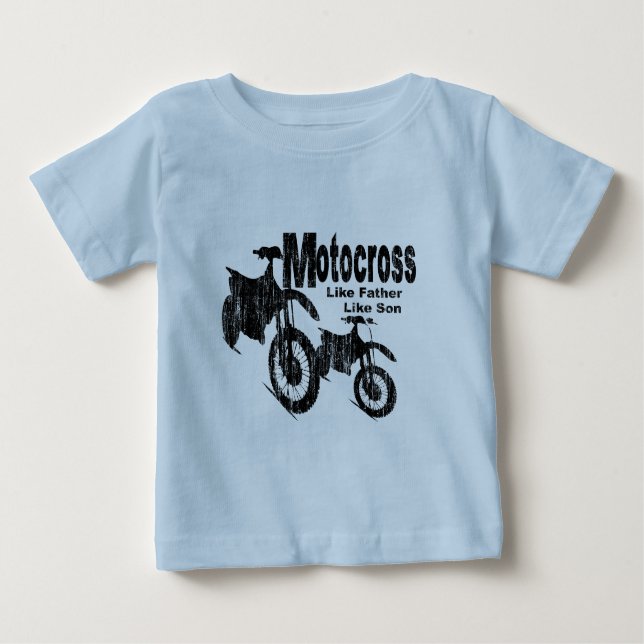T-shirts Pai/Filho Motocross (Frente)