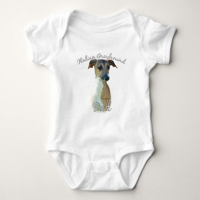 T-shirts Pai Greyhound italiano 2 (Frente)