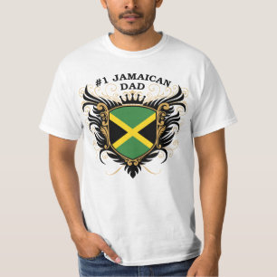 T-shirts Pai jamaicano do número um