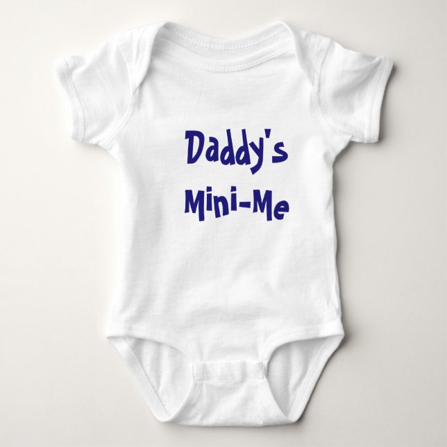 T-shirts Pai Mini Onsie/Creeper para bebê (Frente)