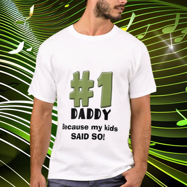 T-shirts pai nº 1 (Criador carregado)